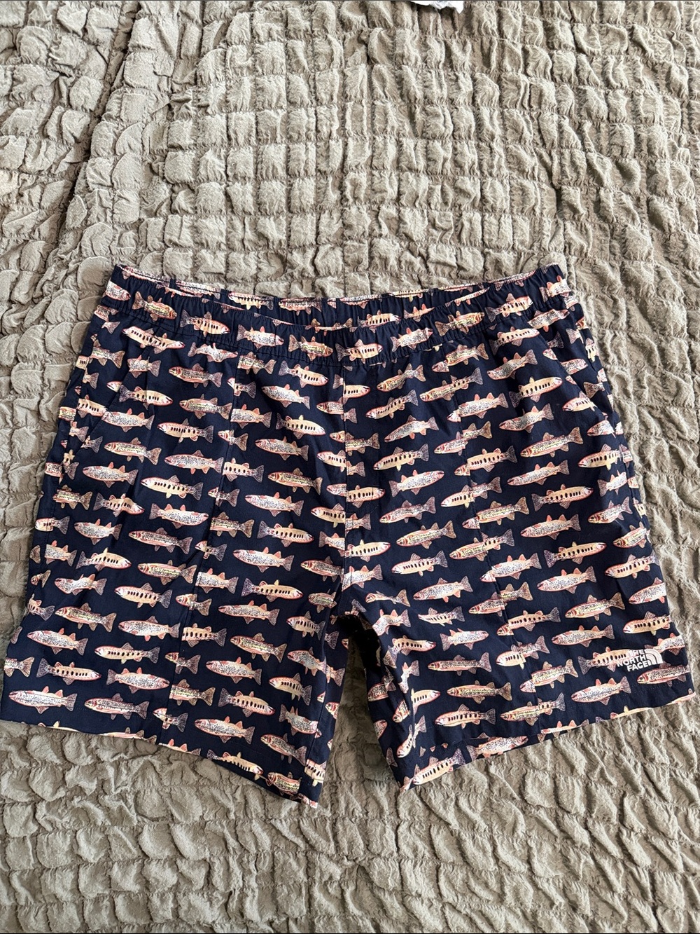 The North Face fish Print Shorts